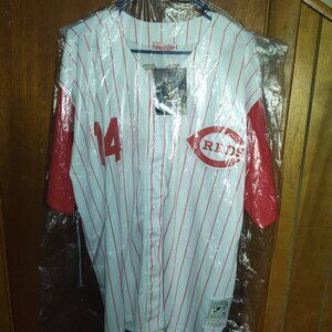 #14 Pete Rose. classic old style jersey (XL) new tag unused